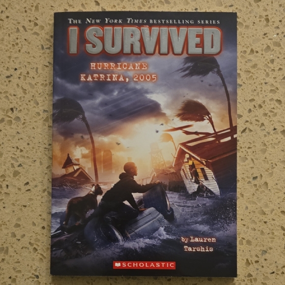 Scholastic Other - Scholastic I Survived Hurricane Katrina Book - Red and Blue Cover
